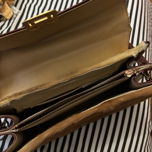 Vintage Leather & Fur Bag - Picture 4 of 4